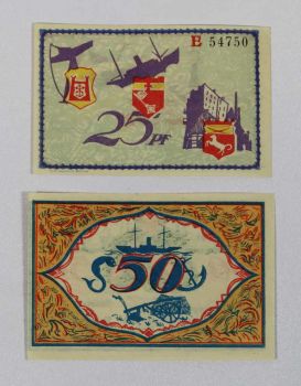 GERMANY SET 2 NOTGELD 1921