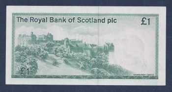 SCOTLAND 1 POUND 1983 ROYAL BANK AUNC