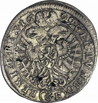 1699 AUSTRIA  LEOPOLD I,  3 KREUZER SILVER