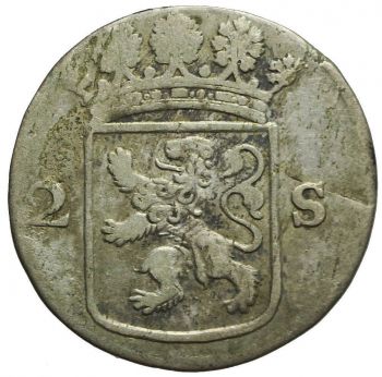 1777 HOLLAND 2 STUIVER SILVER