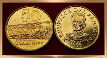 PARAGUAY 50 GUARANIES KM-191 1995 UNC