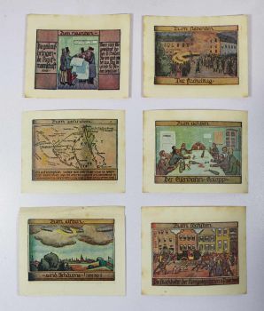 GERMANY SET 6 NOTGELD STADT BURGSTEINFURT