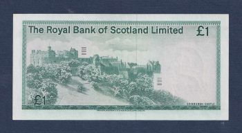 SCOTLAND 1 POUND 1981 ROYAL BANK UNC