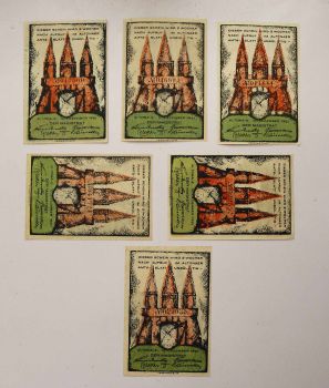 GERMANY SET 6 NOTGELD ALTONA