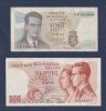 Belgium Set3, 20 + 50 Francs 1964-1966 Used