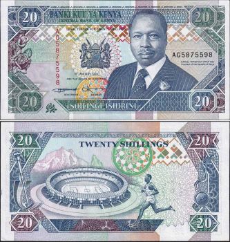 KENYA 20 Shillings 01.01.1994 P31b UNC