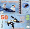 ARCTIC TERRITORIES $50 POLAR 2017 POLYMER UNC (private issue)