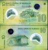 NICARAGUA 10 CORDOBAS 2007-2009 POLYMER UNC