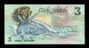 Cook Islands $3 1987 (Naked Ina) Unc