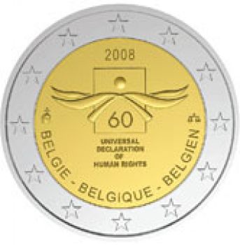 2008  Belgium 2 Euro Commemorative Coin UNC