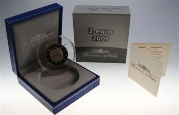 FRANCE. 2 Euro Proof EMU 2009 - Free shipping E.U.