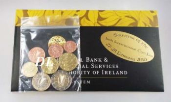 Ireland Euro Set UNC 2010. 1 Cent - 2 Euro - Coin Fair February 2010 - Free shipping