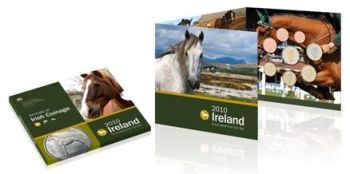 IRELAND. Euro BU Set 1 Cent - 2 Euro 2010 - Free shipping E.U.