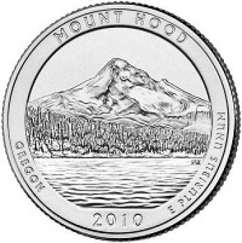 USA 1/4 dollar 2010 Mt.Hood UNC