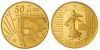 FRANCE. 50 Euro 1/4oz Gold Proof- The Sower 2011 10th Anniversary Starter-Kit