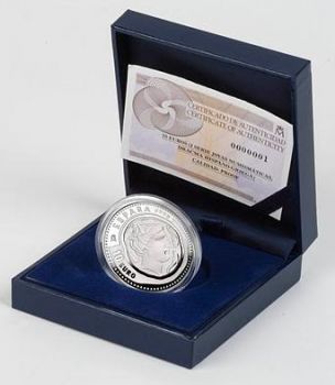 ESPAÑA / SPAIN. 10 Euro AG PROOF Dracma 2008 - Una Joya !!!