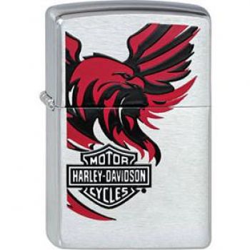 2009. Zippo Harley-Davidson Red/Black  -  Free shipping E.U.