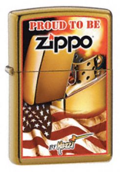 2009. Zippo 2009. Zippo Proud To Be by Mazzi - Free shipping E.U.