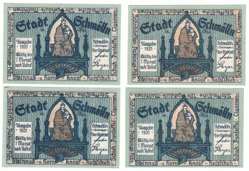 Germany 1921 - 4 x 50 pfennig UNC