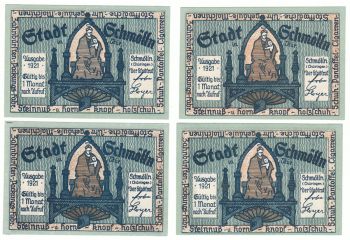 Germany 1921 - 4 x 50 pfennig UNC