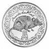 FRANCE. 1/4 Euro Silver BU 2008. Année du Rat / Year of the Rat