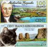 KERGUELEN FRANCE 100 FRANCS NEW 2010 CAT ROCK UNC POLYMER