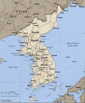 NORTH KOREA 5 WON 1998 SPECIMEN UNC