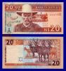 NAMIBIA 20 DOLLARS 2002 P-6 UNC