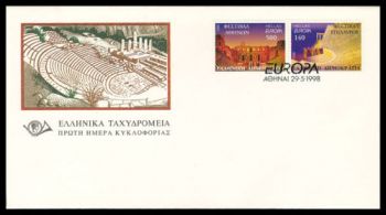 Greece- 1998 Europa FDC