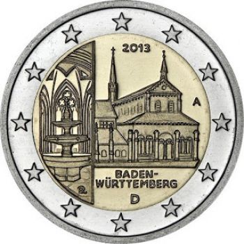 Germany 5 x 2 Euro commemorative coin 2013 (mintmark A, D, F, G, J)