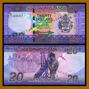 SOLOMON ISLANDS, 20 Dollars ND (2017) UNC