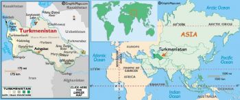 TURKMENISTAN 10.000 MANAT 2003 P 15 UNC