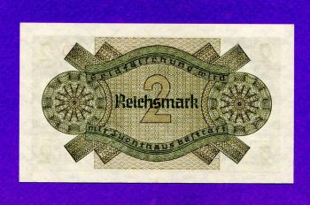 GERMANY (Ελλ.κατοχή), 2 REICHSMARK UNC