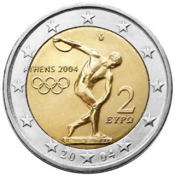 Greece 2 euro 2004 OLYMPIC GAMES 2004