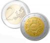 LUXEMBURG  2 EURO 2012   10 Years of EURO cash  UNC