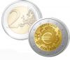 Netherland  2 Euro 2012   10 Years Of Euro Cash  Unc