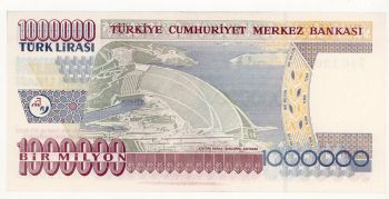 Turkey 1 Million Lira UNC
