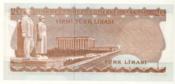 Turkey 20 Lira series (H) Unc