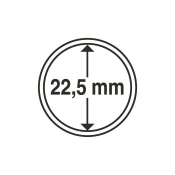 Coin Capsules inner diameter 22,5 mm