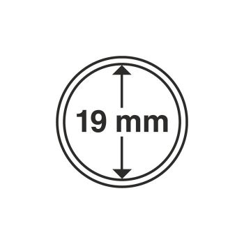 Coin Capsules inner diameter 19 mm