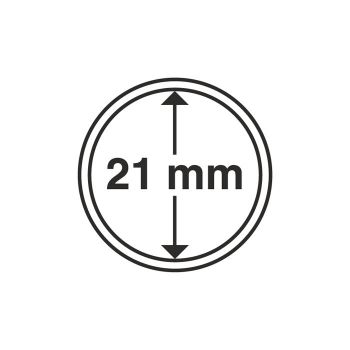 Coin Capsules inner diameter 21 mm