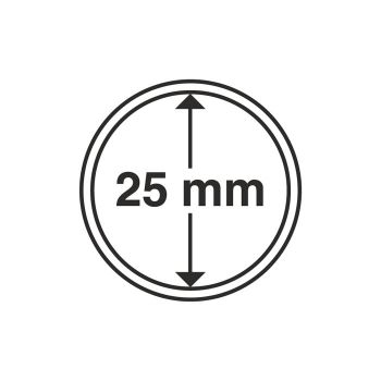 Coin Capsules inner diameter 25 mm