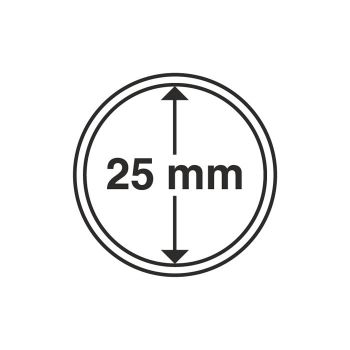 Coin Capsules inner diameter 25 mm