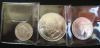 makarios comlete silver set 1974 unc