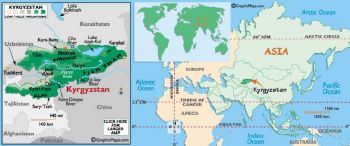 KYRGYZSTAN 1 TYIYN 1993 UNC