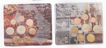 GREECE: Blister 2012 SANTORINI All EURO coins ( 2 EURO with Europe)!