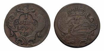 1798 ITALY 1 Soldo F Gorizia Franz II