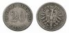 GERMAN REICH 20 PFENNIG 1874 A BERLIN WILHELM I, Ασημένιο