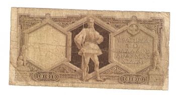 1000 ΔΡΑΧΜΕΣ 1944 - 1000 DRACHMAS 1944
