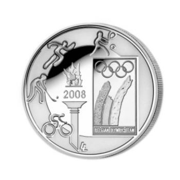 Belgium 2008 10 euro en argent - Jeux Olympiques